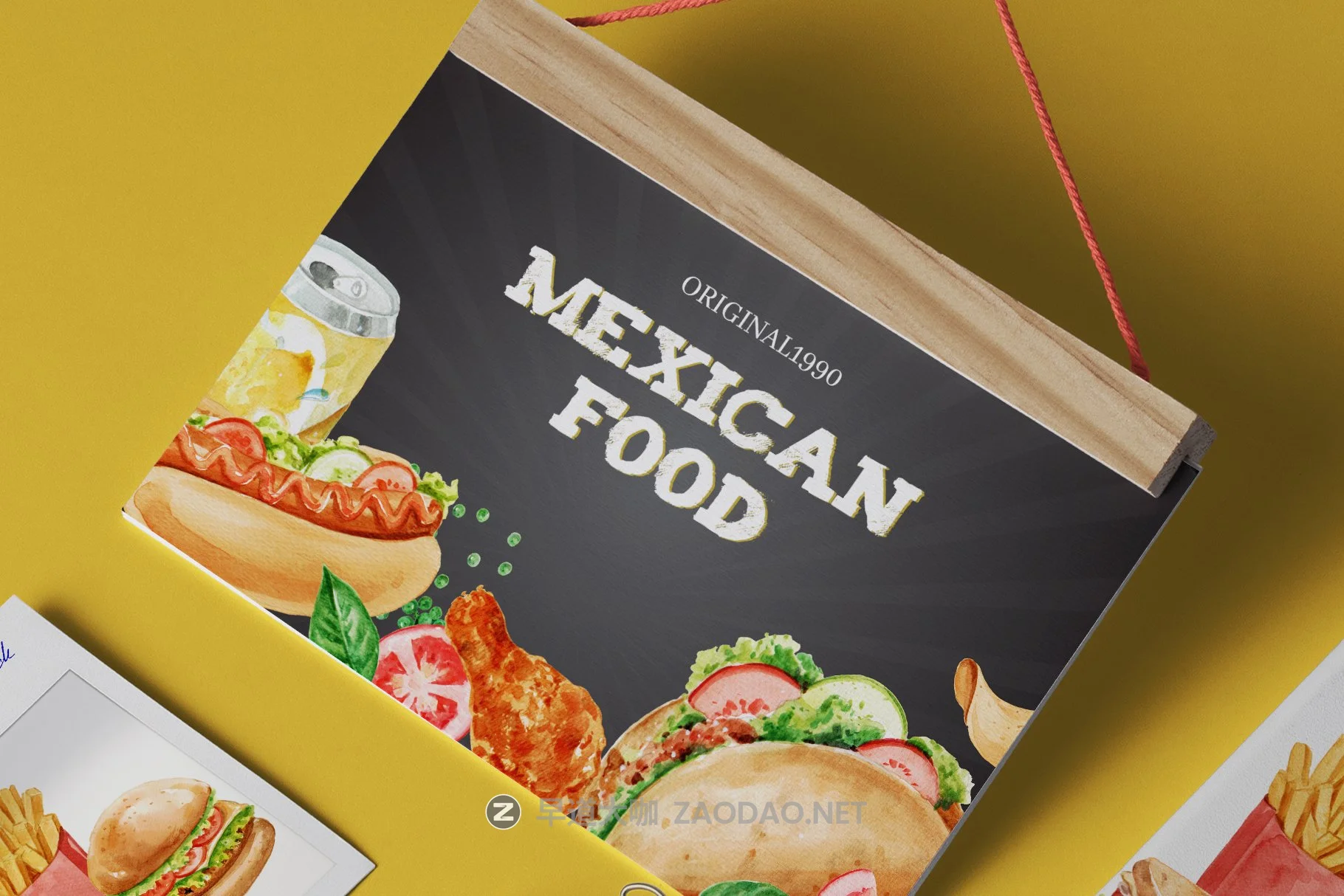 61个汉堡薯条甜点快餐食品手绘水彩画PNG免抠图片素材 Fastfood Watercolor Illustrarion Set插图13 61个汉堡薯条甜点快餐食品手绘水彩画PNG免抠图片素材 Fastfood Watercolor Illustrarion Set插图13