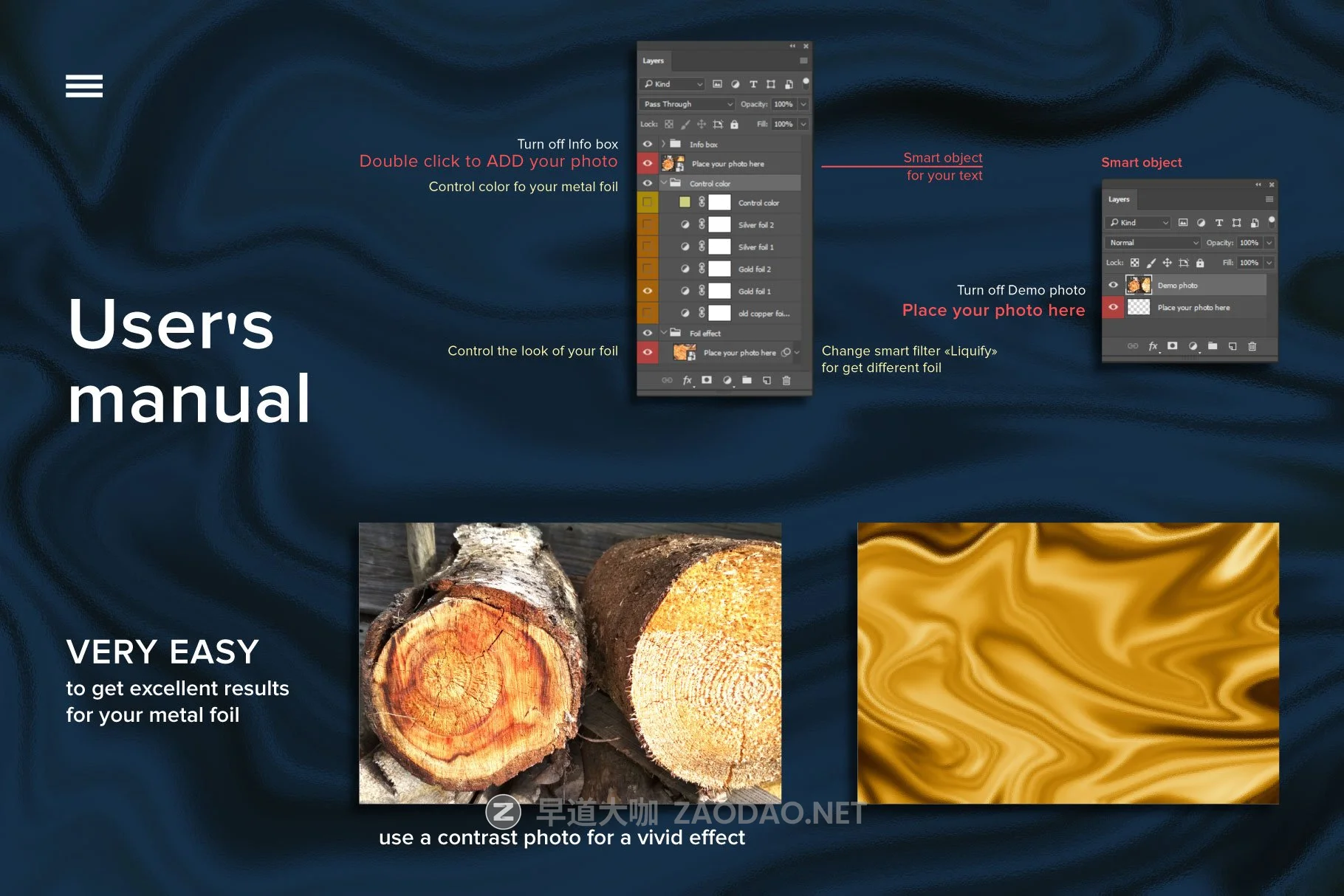 时尚金属箔纸场景创建者PS样机素材 Metal Foil Creator Mockup插图1 时尚金属箔纸场景创建者PS样机素材 Metal Foil Creator Mockup插图1