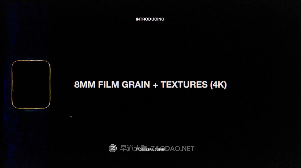 潮流复古8MM胶片粗糙颗粒燥点砂纸纹理效果叠加视频设计素材 Ezra Cohen – 8MM Film Grain + Textures插图 潮流复古8MM胶片粗糙颗粒燥点砂纸纹理效果叠加视频设计素材 Ezra Cohen – 8MM Film Grain + Textures插图