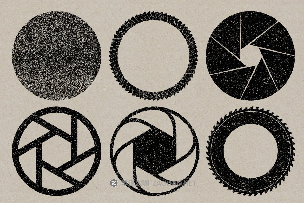 30款抽象标志徽标设计矢量几何图形纹理素材 Vector Shape Stamps插图2 30款抽象标志徽标设计矢量几何图形纹理素材 Vector Shape Stamps插图2