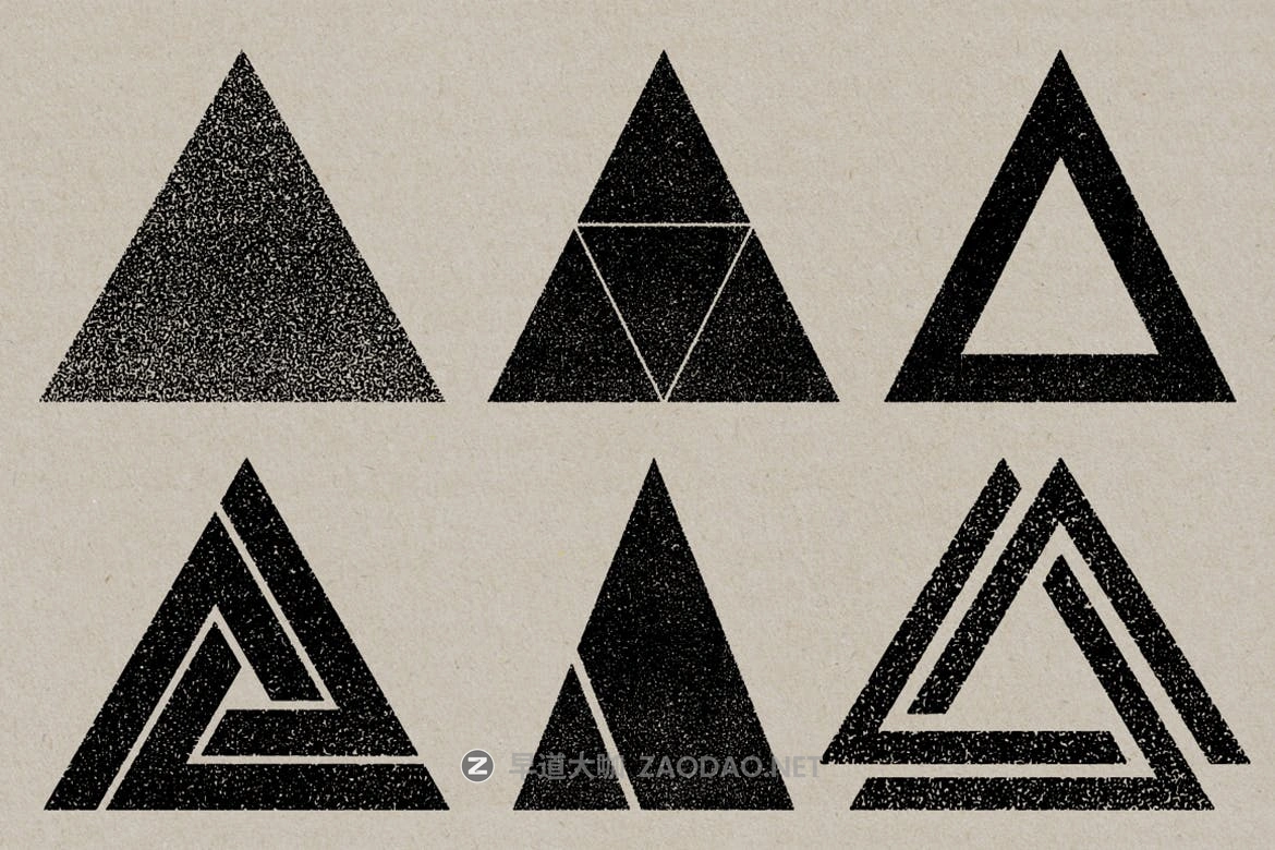 30款抽象标志徽标设计矢量几何图形纹理素材 Vector Shape Stamps插图3 30款抽象标志徽标设计矢量几何图形纹理素材 Vector Shape Stamps插图3