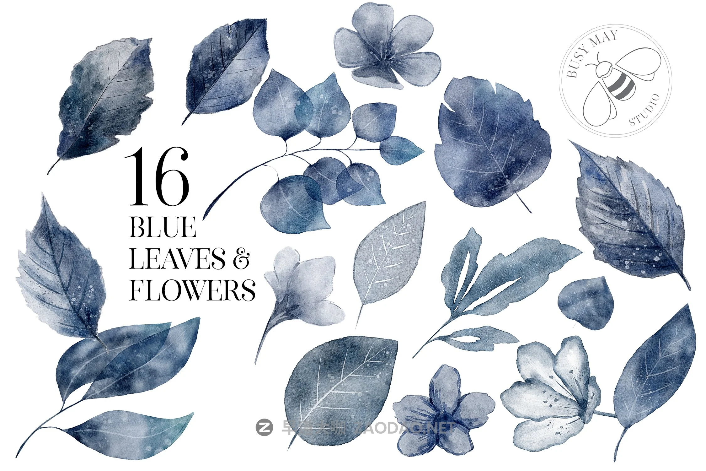 42款树叶花朵手绘水彩画PNG免抠图片设计素材 Magic Photo Overlays Vol.2插图3 42款树叶花朵手绘水彩画PNG免抠图片设计素材 Magic Photo Overlays Vol.2插图3