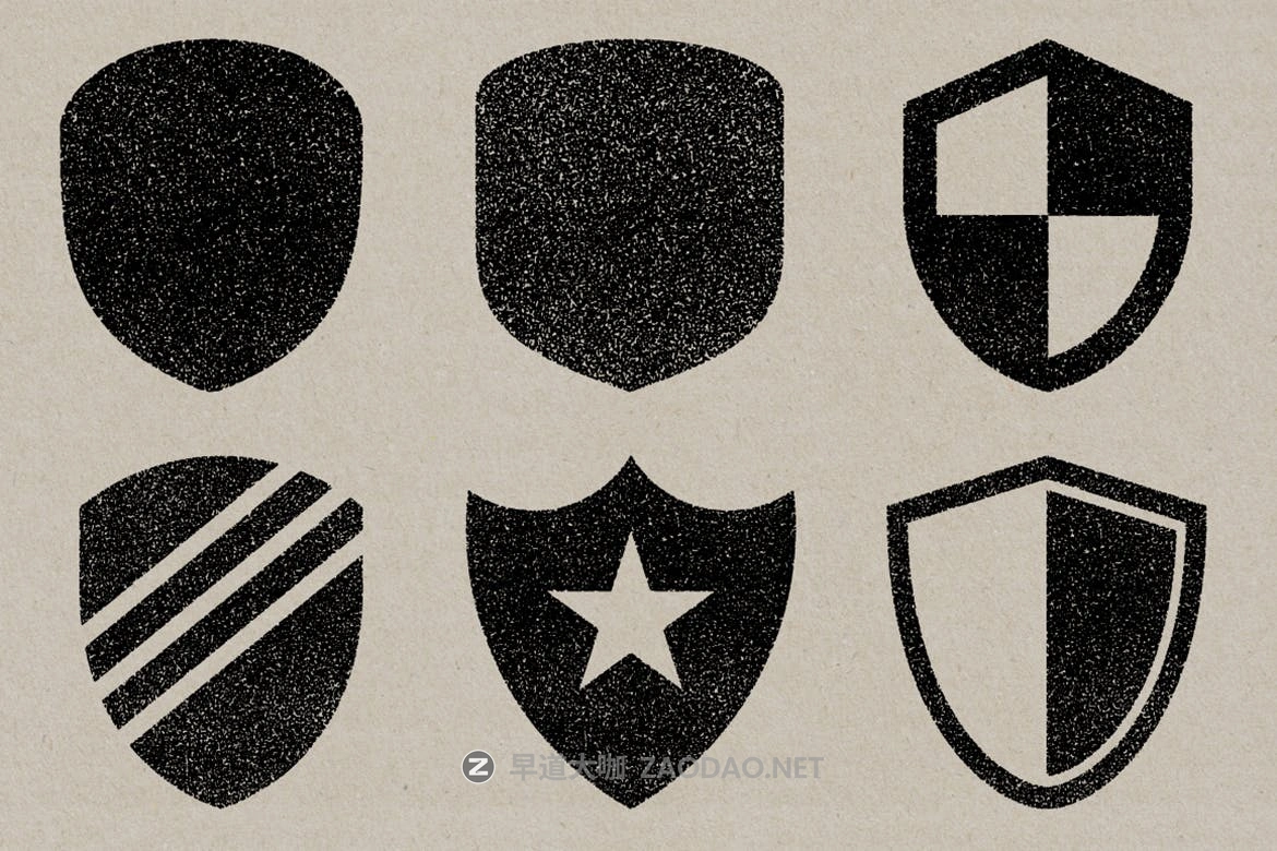 30款抽象标志徽标设计矢量几何图形纹理素材 Vector Shape Stamps插图4 30款抽象标志徽标设计矢量几何图形纹理素材 Vector Shape Stamps插图4