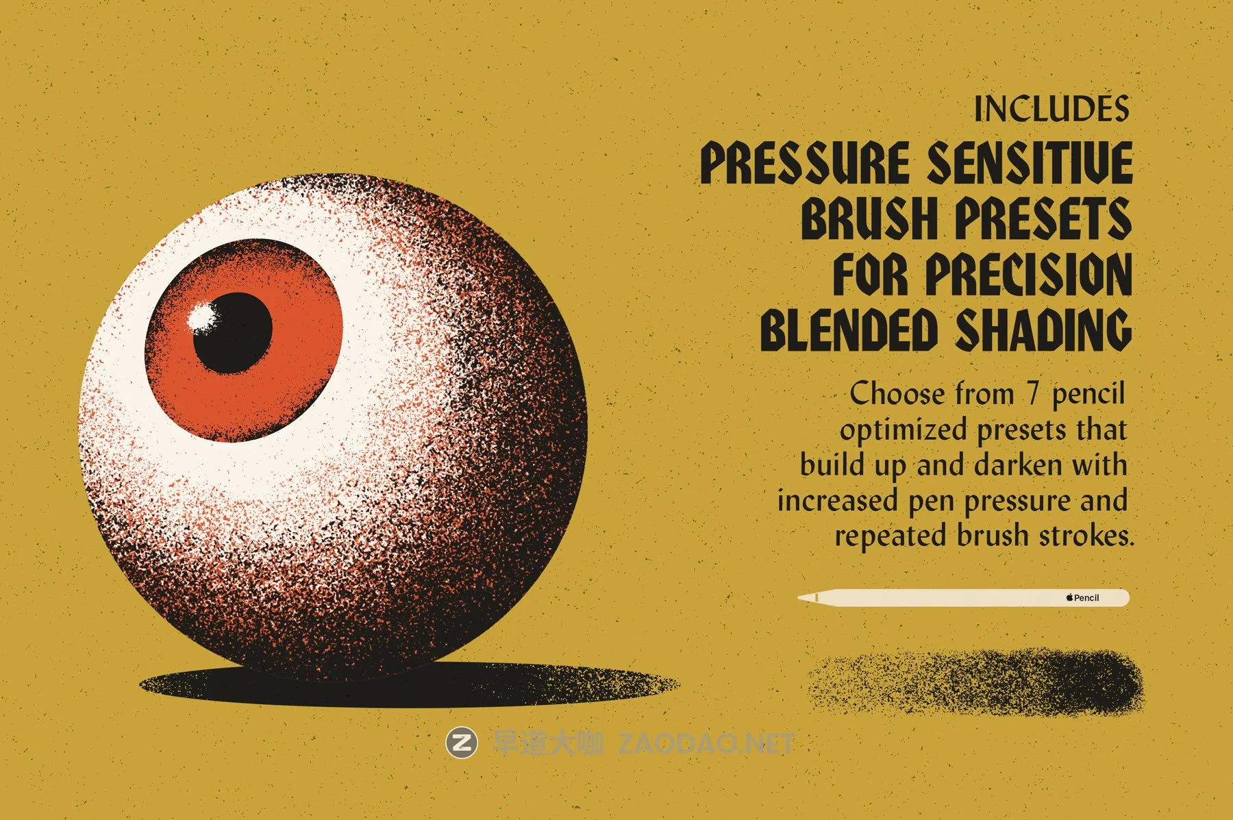 30款潮流颗粒点状着色器Procreate笔刷设计素材 Grain Shader Brushes For Procreate插图4 30款潮流颗粒点状着色器Procreate笔刷设计素材 Grain Shader Brushes For Procreate插图4