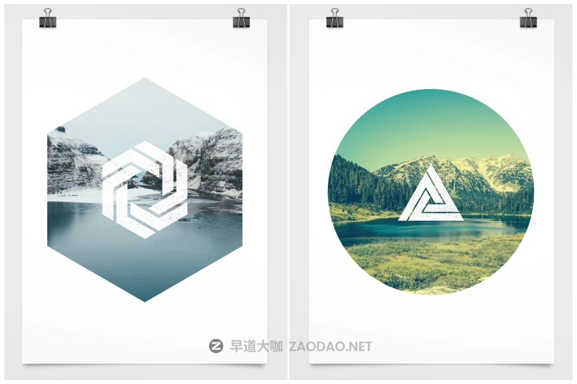 30款抽象标志徽标设计矢量几何图形纹理素材 Vector Shape Stamps插图8 30款抽象标志徽标设计矢量几何图形纹理素材 Vector Shape Stamps插图8