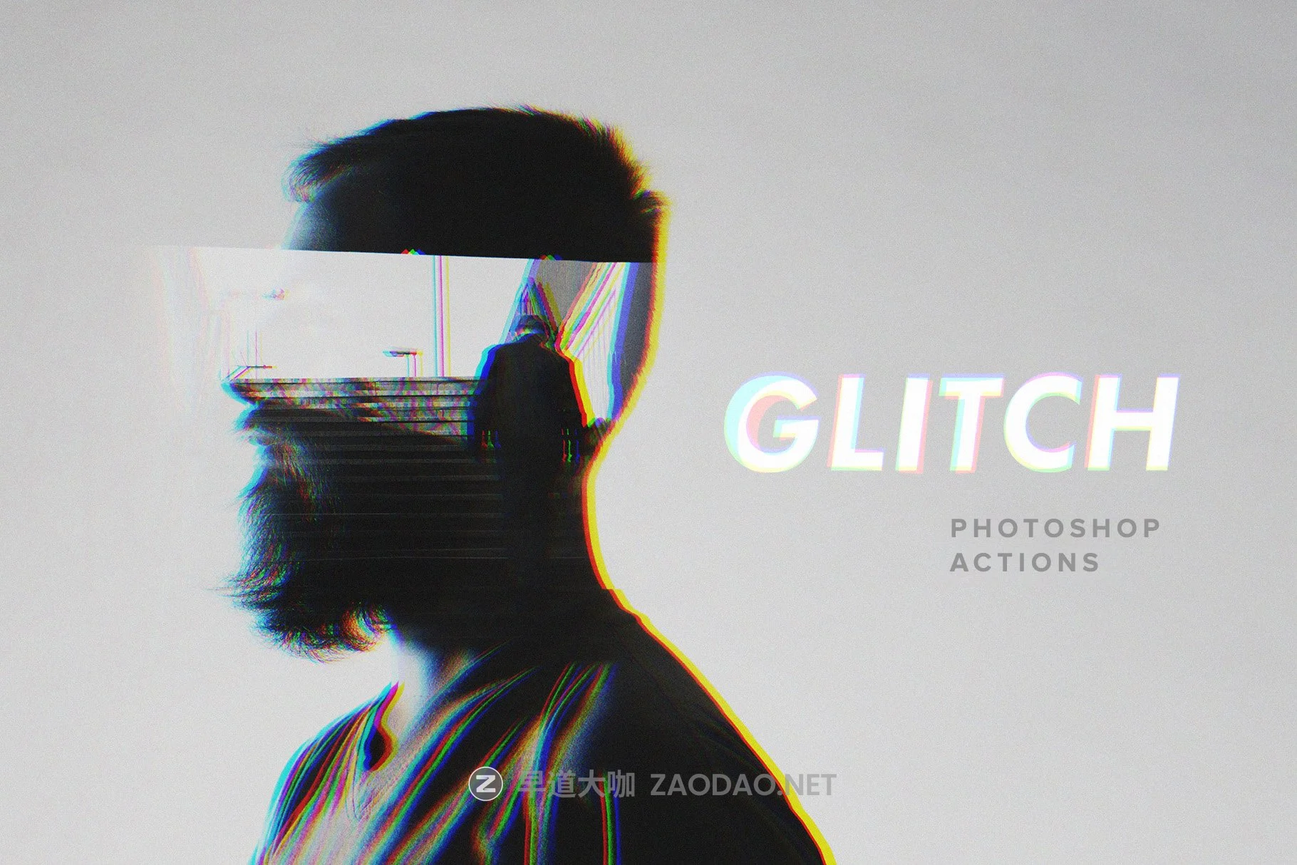 14款潮流未来派故障效果照片处理特效PS动作合集 Glitch Photoshop Actions Set插图 14款潮流未来派故障效果照片处理特效PS动作合集 Glitch Photoshop Actions Set插图