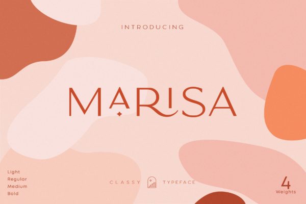 复古优雅品牌Logo海报标题装饰英文字体 Classy Marisa – Elegant Typeface