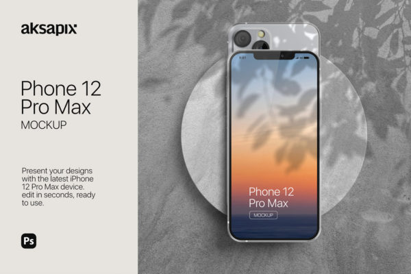 10款苹果iPhone 12 Pro应用程序APP界面设计屏幕演示样机 iPhone 12 Pro Max Mockup 2020