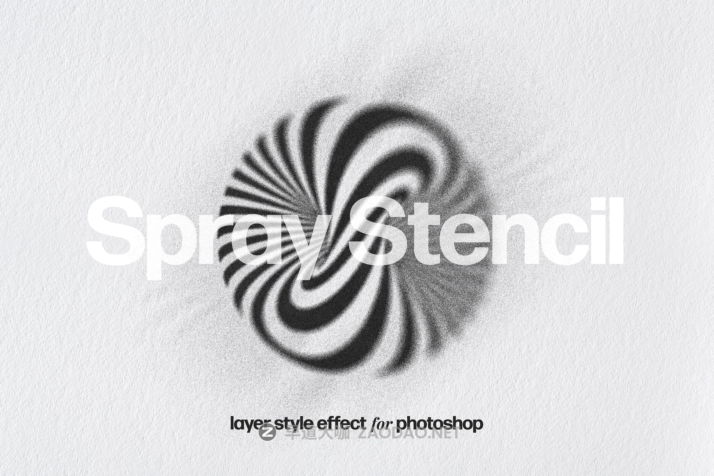 潮流油墨喷涂飞溅效果文字图形设计PS设计素材 Spray Stencil Layer Style插图 潮流油墨喷涂飞溅效果文字图形设计PS设计素材 Spray Stencil Layer Style插图