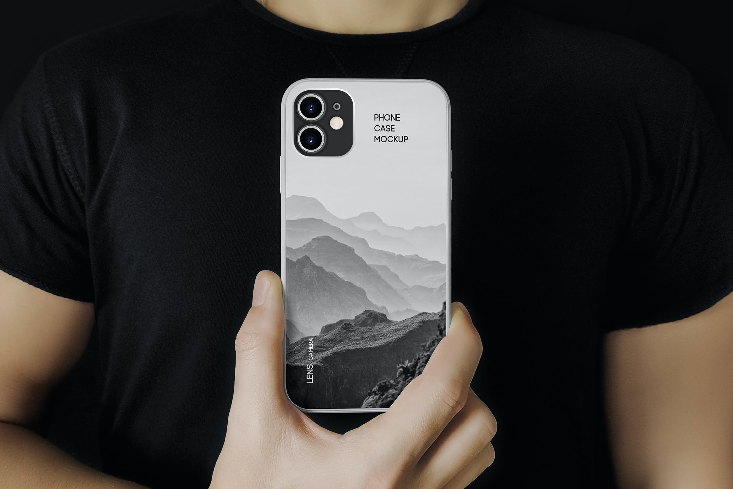 Download 苹果iPhone 12手机壳外观设计展示贴图样机 Phone Case Mockup 02 - 早道大咖