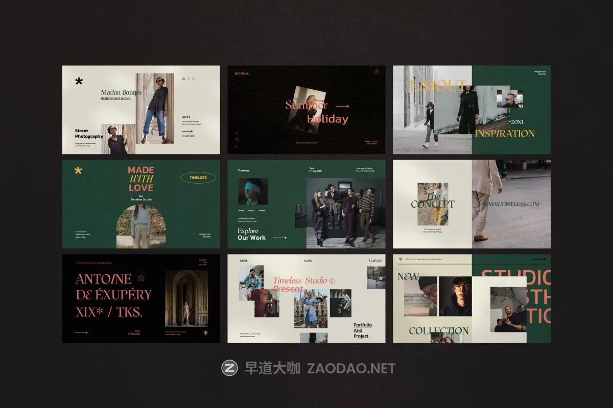 潮流街头服装潮牌品牌作品集营销演示文稿设计模板 TIMELESS – Urban Powerpoint插图9 潮流街头服装潮牌品牌作品集营销演示文稿设计模板 TIMELESS – Urban Powerpoint插图9