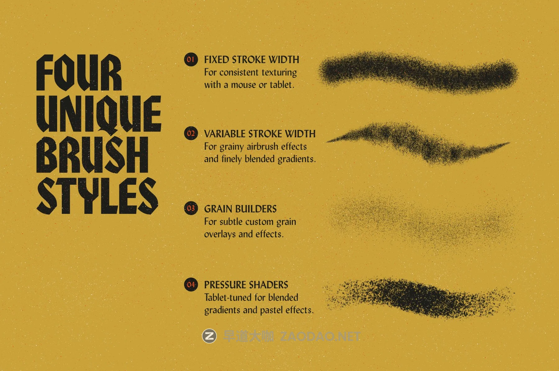 30款潮流颗粒点状着色器Procreate笔刷设计素材 Grain Shader Brushes For Procreate插图9 30款潮流颗粒点状着色器Procreate笔刷设计素材 Grain Shader Brushes For Procreate插图9