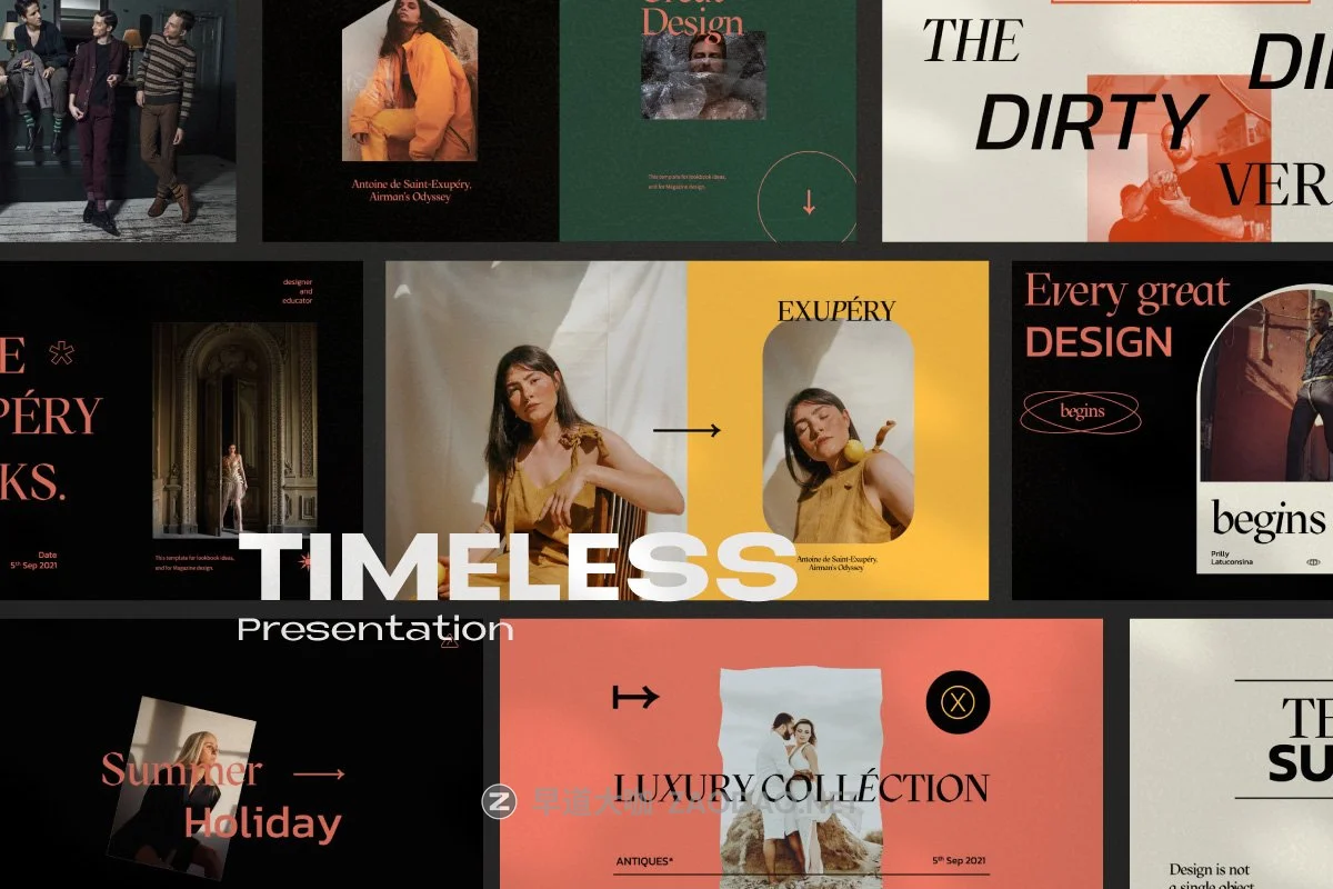 潮流街头服装潮牌品牌作品集营销演示文稿设计模板 TIMELESS – Urban Powerpoint插图10 潮流街头服装潮牌品牌作品集营销演示文稿设计模板 TIMELESS – Urban Powerpoint插图10