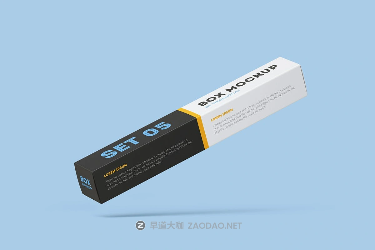 9款逼真长方形产品包装纸盒设计展示贴图样机 Package Box Mockup Long Rectangle Box插图10 9款逼真长方形产品包装纸盒设计展示贴图样机 Package Box Mockup Long Rectangle Box插图10