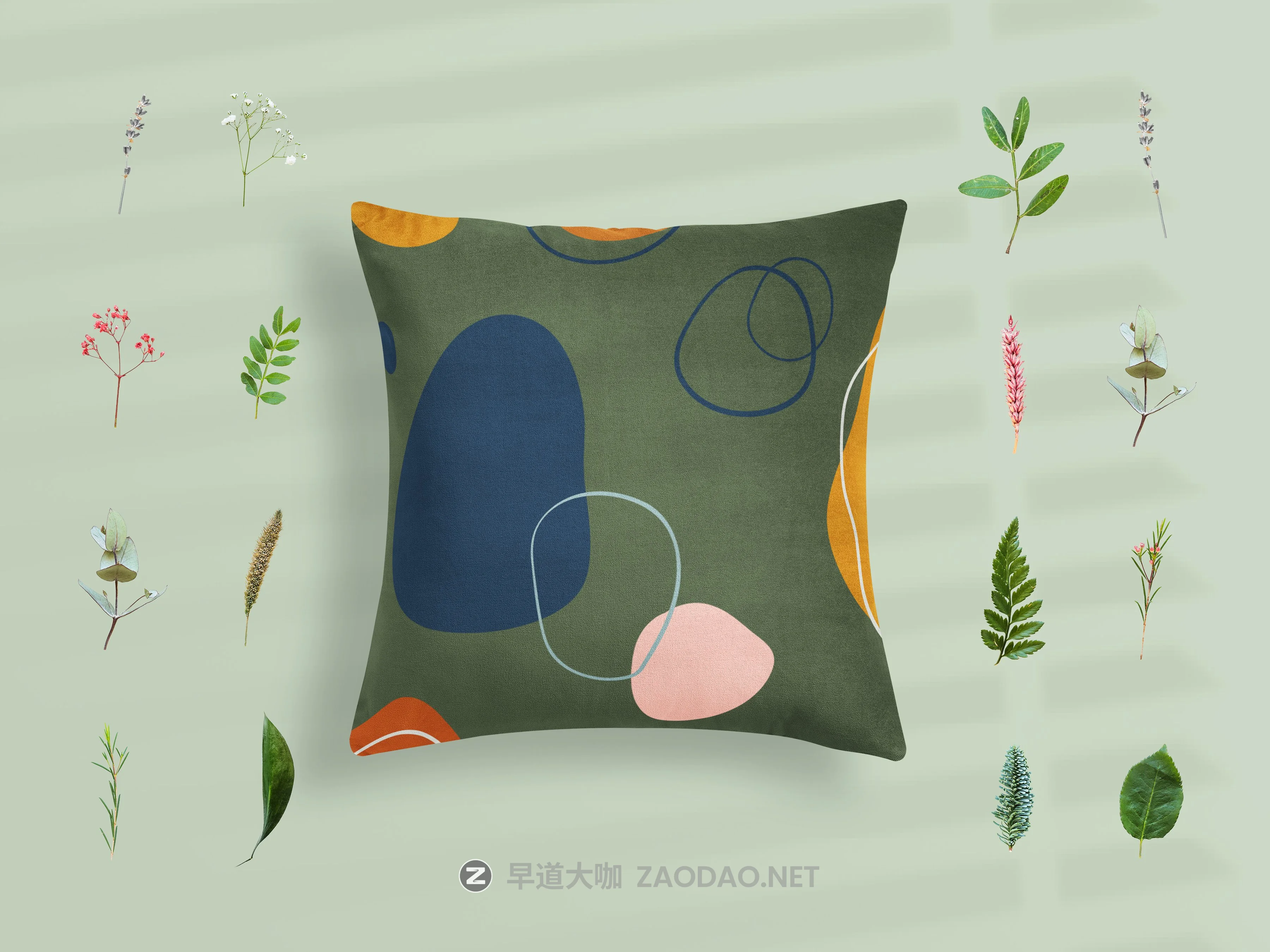 12款抱枕枕头印花图案设计展示贴图样机模板 Pillows Vol.4: With Floral Elements插图12 12款抱枕枕头印花图案设计展示贴图样机模板 Pillows Vol.4: With Floral Elements插图12