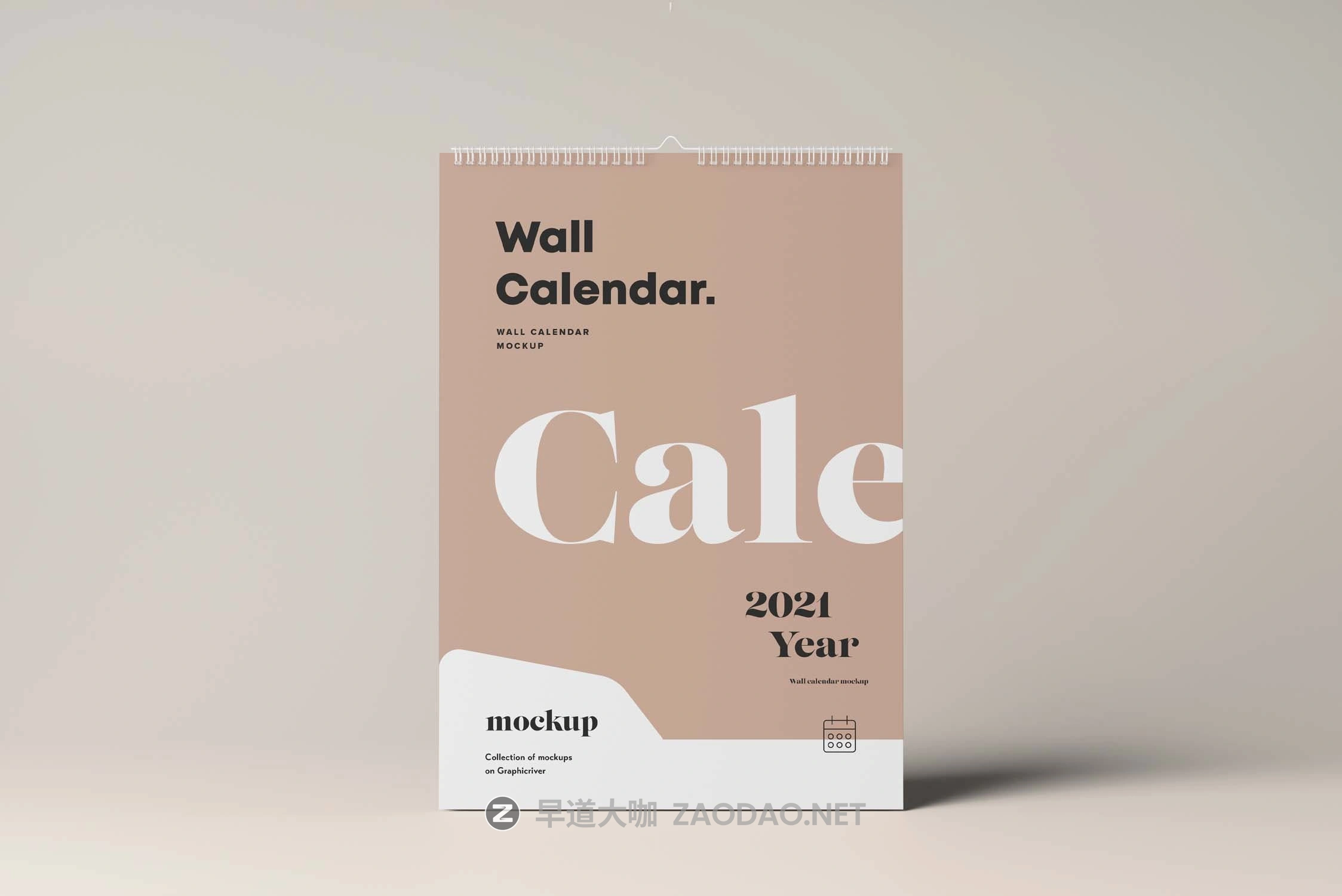 高品质2021新年台历日历挂历设计VI样机展示模型 Wall Calendar Mockup V1插图11 高品质2021新年台历日历挂历设计VI样机展示模型 Wall Calendar Mockup V1插图11