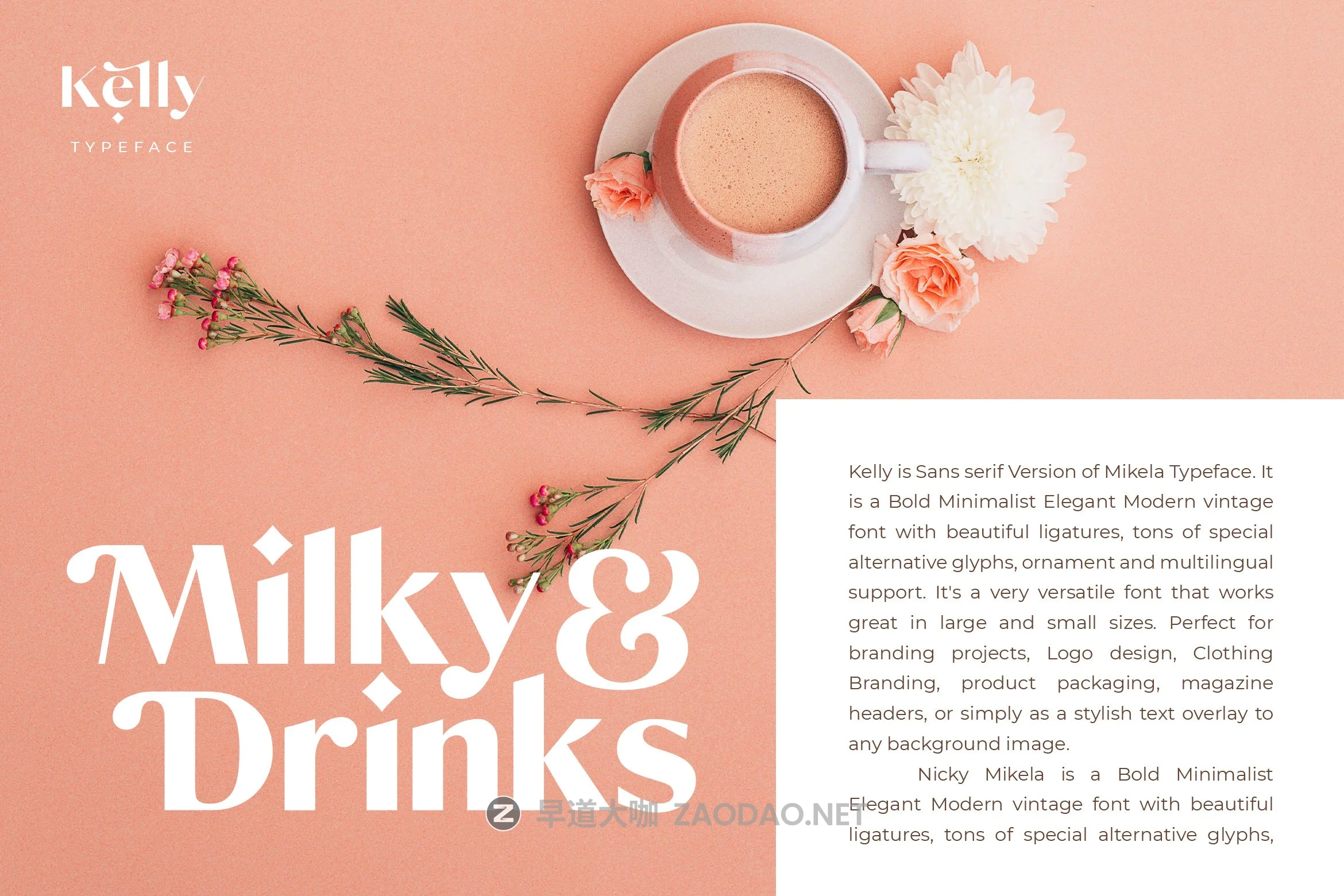 现代优雅标题徽标Logo文字设计衬线英文字体素材 Kelly Regular – Gorgeous Sans Serif插图11 现代优雅标题徽标Logo文字设计衬线英文字体素材 Kelly Regular – Gorgeous Sans Serif插图11