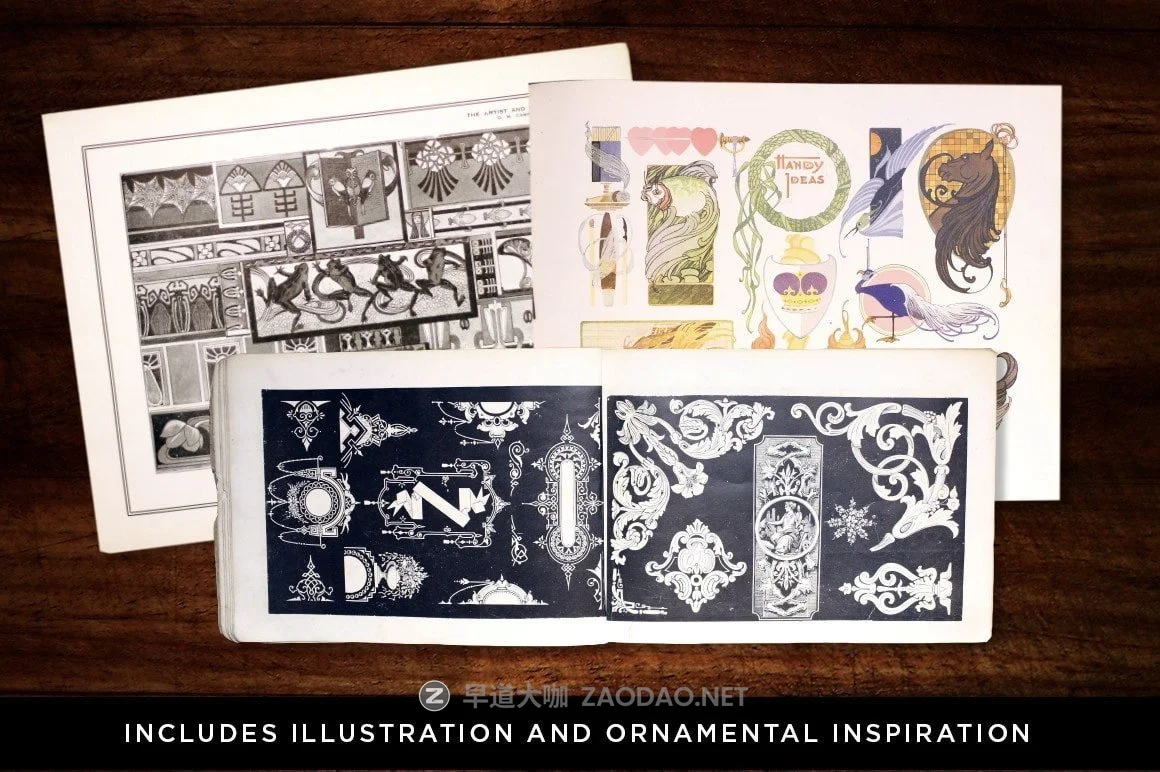 117款复古泛黄古书书籍手刻字标志画PDF设计素材 Lettering Library Mega Bundle插图12 117款复古泛黄古书书籍手刻字标志画PDF设计素材 Lettering Library Mega Bundle插图12