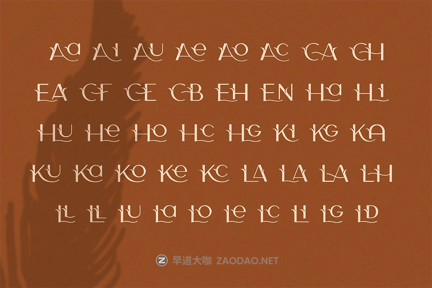 优雅连字杂志标题徽标品牌Logo文字设计装饰英文字体素材 Camelia Sans – Unique Florist Typeface插图11 优雅连字杂志标题徽标品牌Logo文字设计装饰英文字体素材 Camelia Sans – Unique Florist Typeface插图11