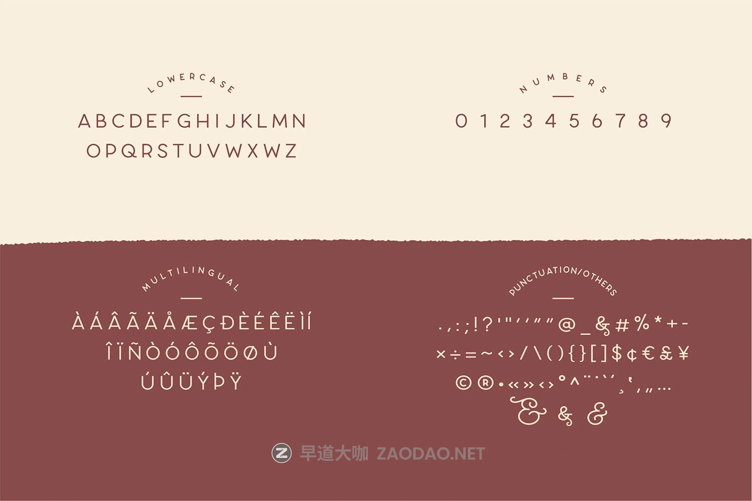 现代优雅标题徽标Logo文字设计无衬线英文字体素材 Carose Sans- 6 Elegant Typeface插图12 现代优雅标题徽标Logo文字设计无衬线英文字体素材 Carose Sans- 6 Elegant Typeface插图12