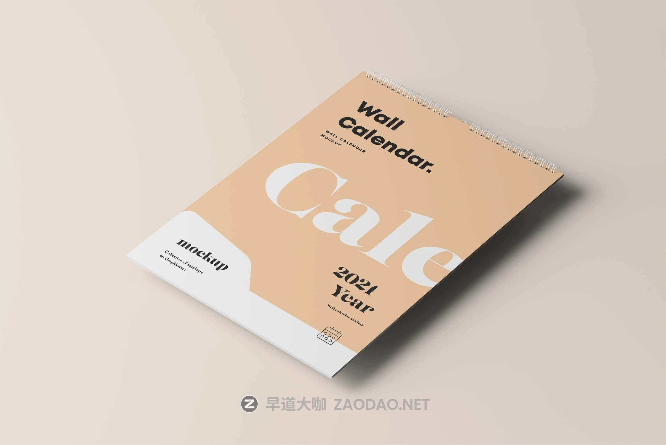 高品质2021新年台历日历挂历设计VI样机展示模型 Wall Calendar Mockup V1插图12 高品质2021新年台历日历挂历设计VI样机展示模型 Wall Calendar Mockup V1插图12