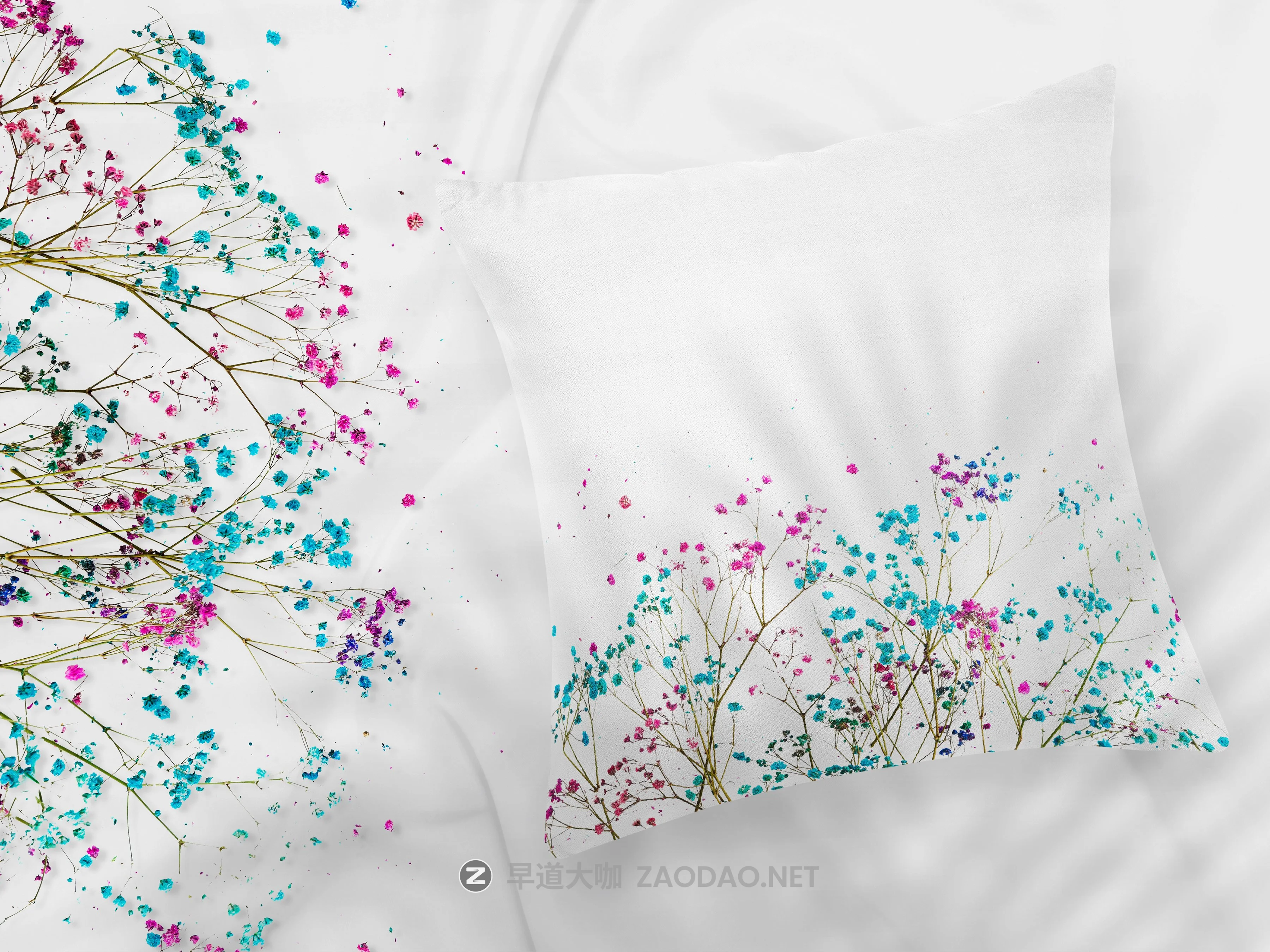 12款抱枕枕头印花图案设计展示贴图样机模板 Pillows Vol.4: With Floral Elements插图14 12款抱枕枕头印花图案设计展示贴图样机模板 Pillows Vol.4: With Floral Elements插图14