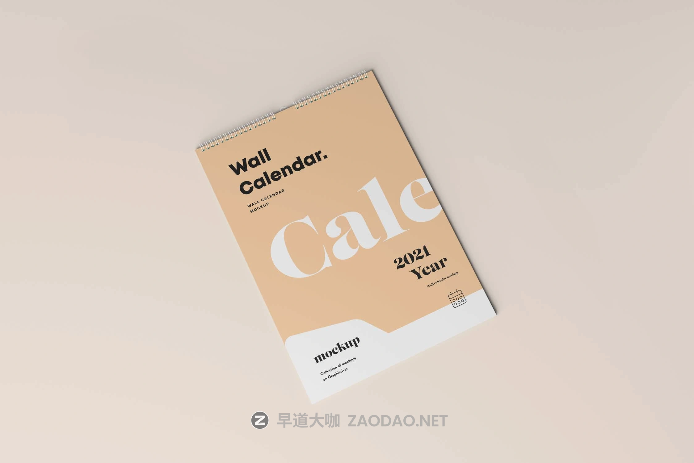 高品质2021新年台历日历挂历设计VI样机展示模型 Wall Calendar Mockup V1插图13 高品质2021新年台历日历挂历设计VI样机展示模型 Wall Calendar Mockup V1插图13