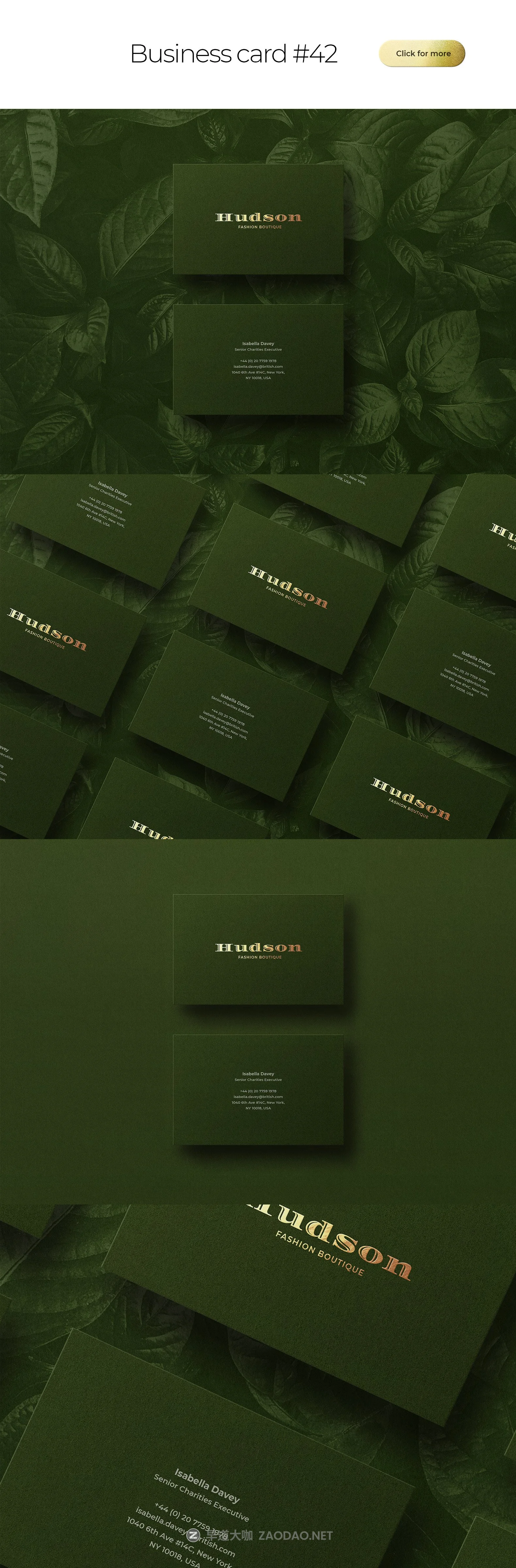 100多款时尚优雅商务名片卡片设计模板展示贴图样机素材 Business Card Bundle Template Mockup插图19 100多款时尚优雅商务名片卡片设计模板展示贴图样机素材 Business Card Bundle Template Mockup插图19