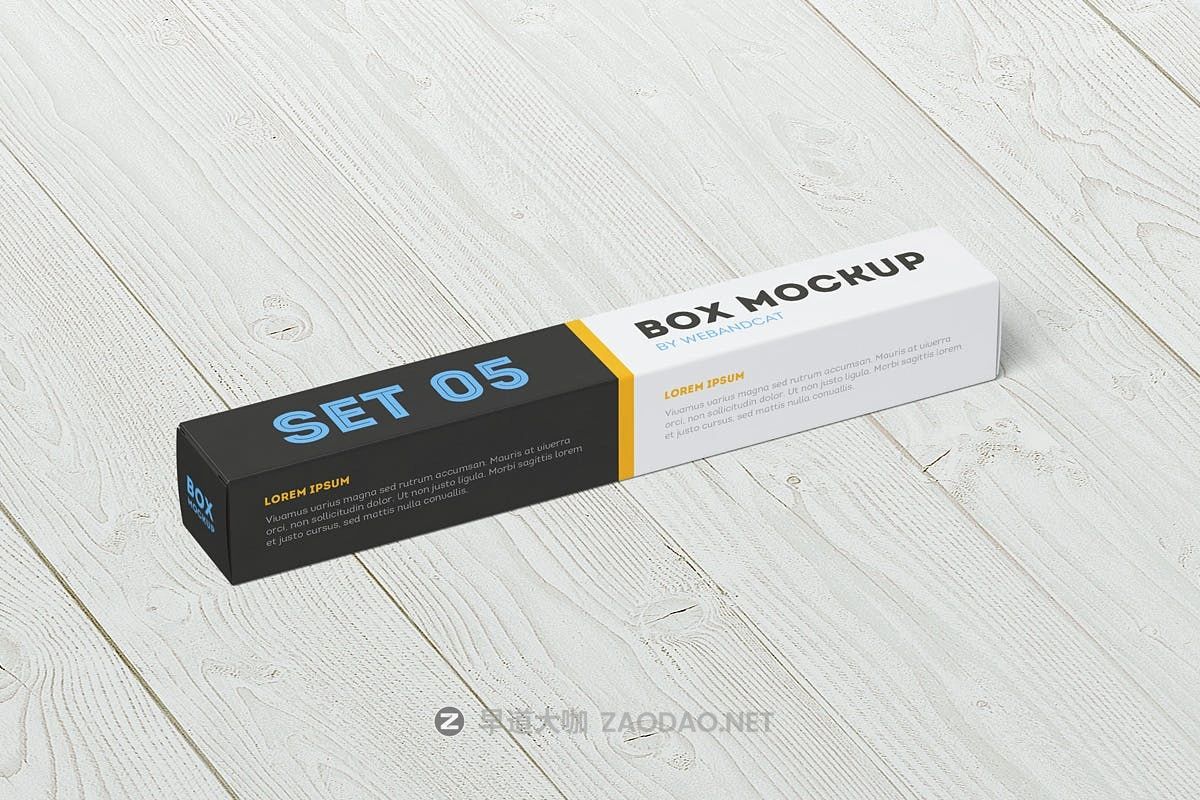9款逼真长方形产品包装纸盒设计展示贴图样机 Package Box Mockup Long Rectangle Box插图1 9款逼真长方形产品包装纸盒设计展示贴图样机 Package Box Mockup Long Rectangle Box插图1