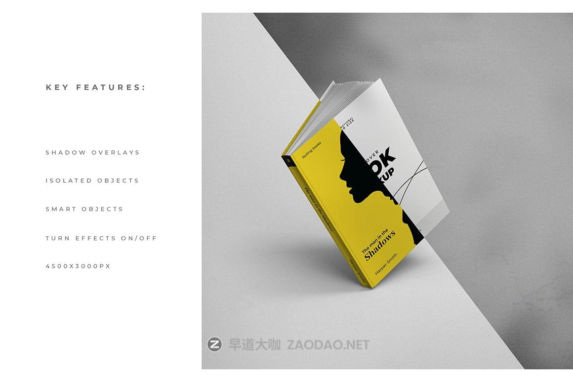 6款带阴影A5精装书籍设计展示贴图样机模板素材 A5 Modern And Minimal Hardcover Book Mockups插图1 6款带阴影A5精装书籍设计展示贴图样机模板素材 A5 Modern And Minimal Hardcover Book Mockups插图1