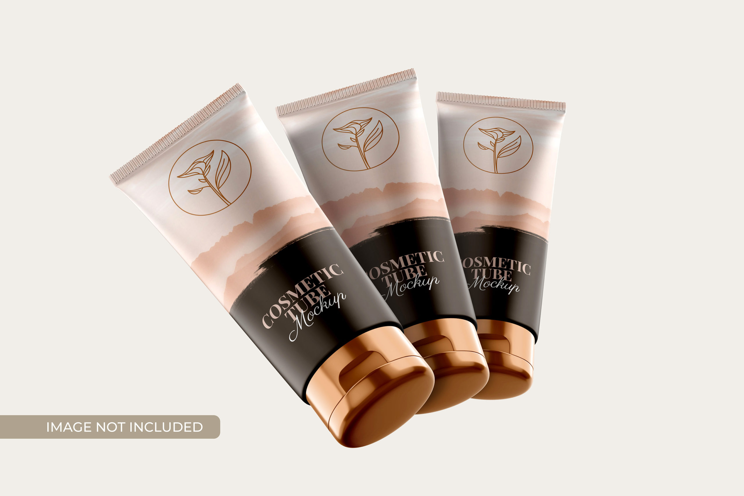 15款化妆品包装瓶设计展示贴图样机套装cosmetictubebottle–mockup