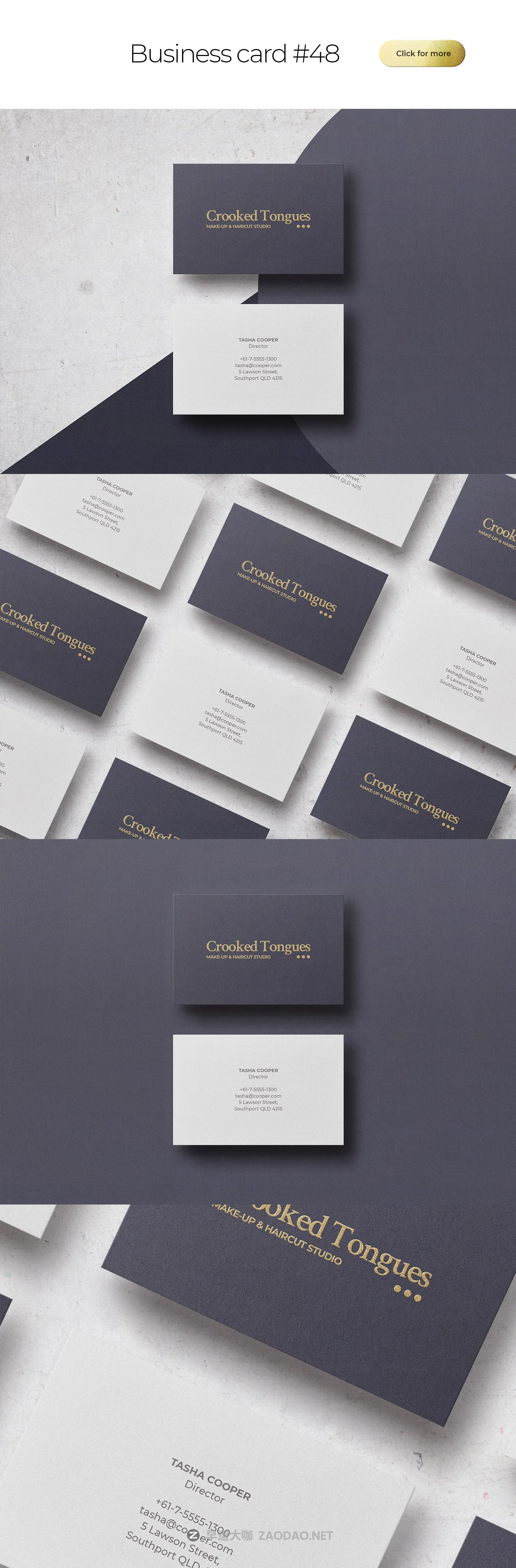 100多款时尚优雅商务名片卡片设计模板展示贴图样机素材 Business Card Bundle Template Mockup插图25 100多款时尚优雅商务名片卡片设计模板展示贴图样机素材 Business Card Bundle Template Mockup插图25
