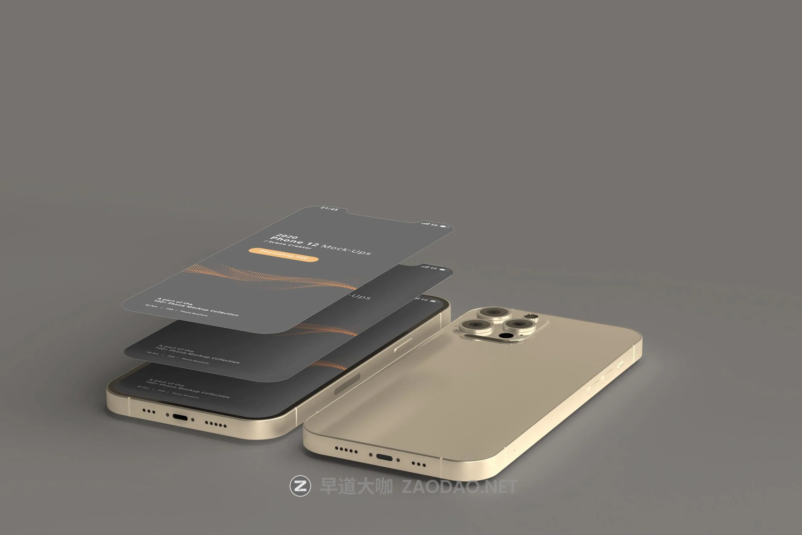 100款全新苹果iPhone 12智能手机屏幕演示PSD样机模板素材 100 Smart Phone 12 Mockup Bundle插图19 100款全新苹果iPhone 12智能手机屏幕演示PSD样机模板素材 100 Smart Phone 12 Mockup Bundle插图19