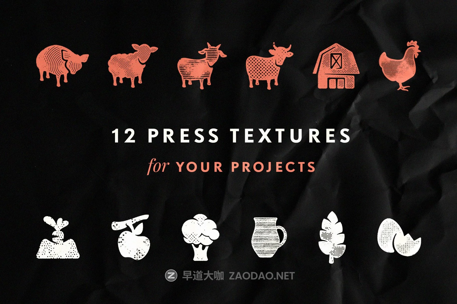 12种老式复古颗粒半调效果照片后期处理特效PSD模板素材 Hometown Texture Press Effects插图2 12种老式复古颗粒半调效果照片后期处理特效PSD模板素材 Hometown Texture Press Effects插图2