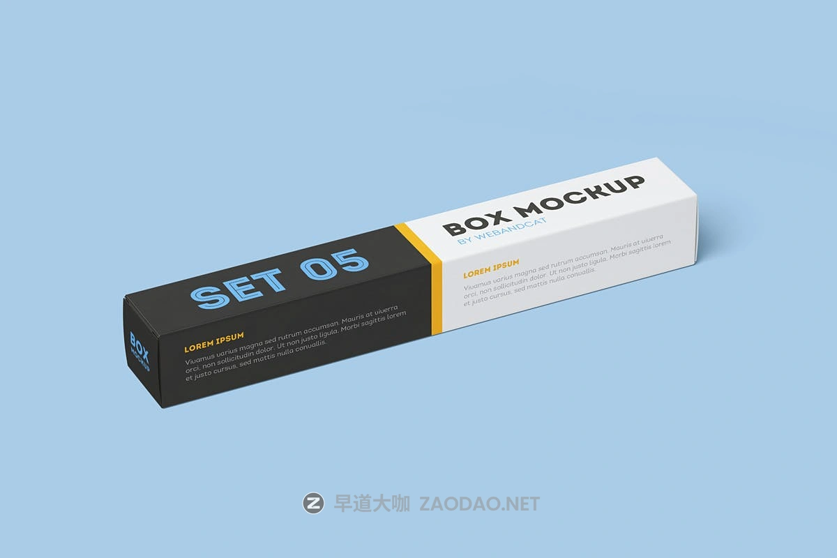 9款逼真长方形产品包装纸盒设计展示贴图样机 Package Box Mockup Long Rectangle Box插图2 9款逼真长方形产品包装纸盒设计展示贴图样机 Package Box Mockup Long Rectangle Box插图2