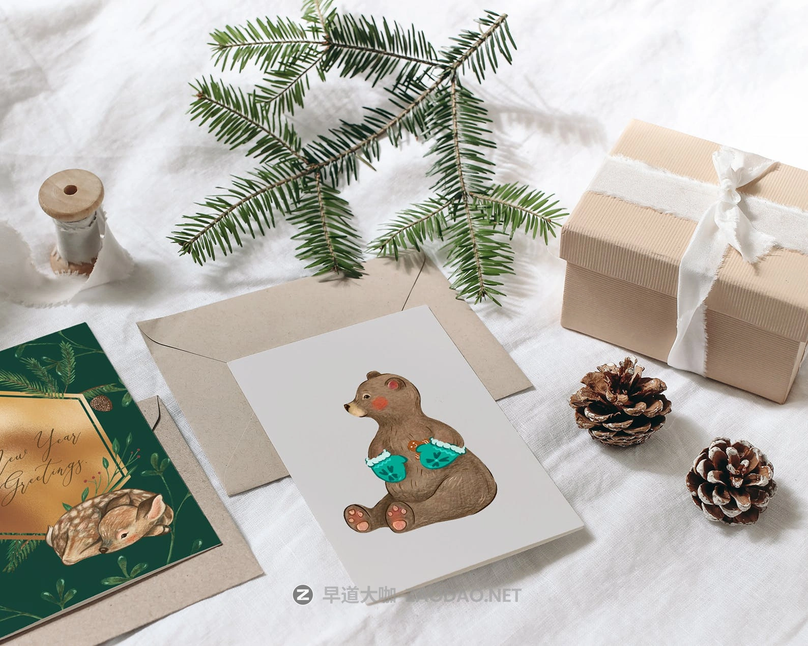 20款高清圣诞节主题冬季手绘水彩剪贴画PNG图片素材 Christmas Tale Watercolor Animal Collection插图2 20款高清圣诞节主题冬季手绘水彩剪贴画PNG图片素材 Christmas Tale Watercolor Animal Collection插图2