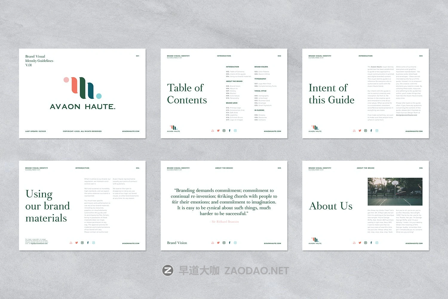 极简品牌VI规范手册设计INDD模板素材 Brand Visual Identity Guidelines插图2 极简品牌VI规范手册设计INDD模板素材 Brand Visual Identity Guidelines插图2