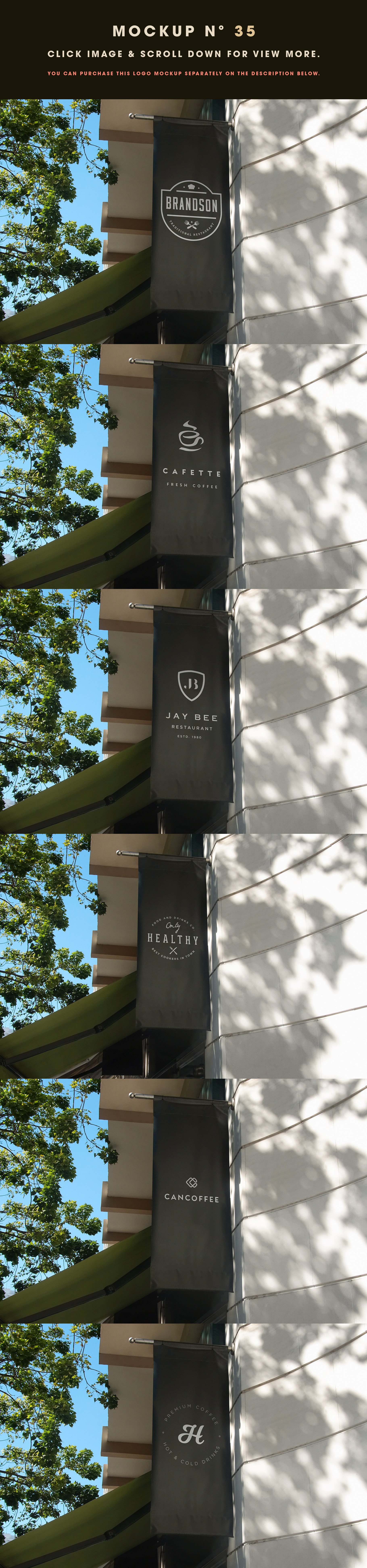 50款时尚逼真街头招牌标牌徽标标志设计展示贴图样机模板素材 50 Signs & Facade Logo Mockups – V2插图39 50款时尚逼真街头招牌标牌徽标标志设计展示贴图样机模板素材 50 Signs & Facade Logo Mockups – V2插图39