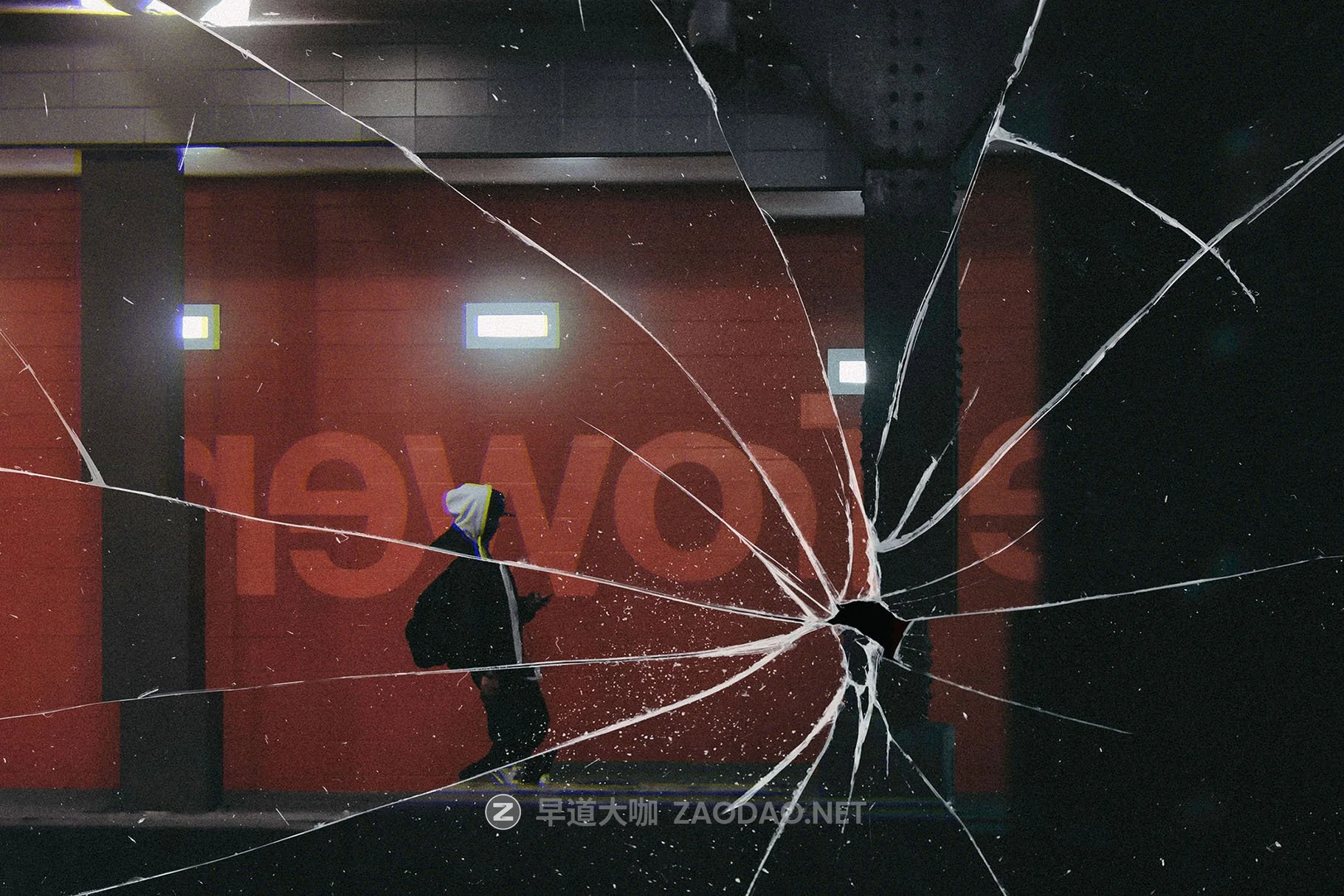 潮流破裂破碎玻璃效果照片文字标题设计PS样式模板素材 Broken Glass Photo Effect插图3 潮流破裂破碎玻璃效果照片文字标题设计PS样式模板素材 Broken Glass Photo Effect插图3