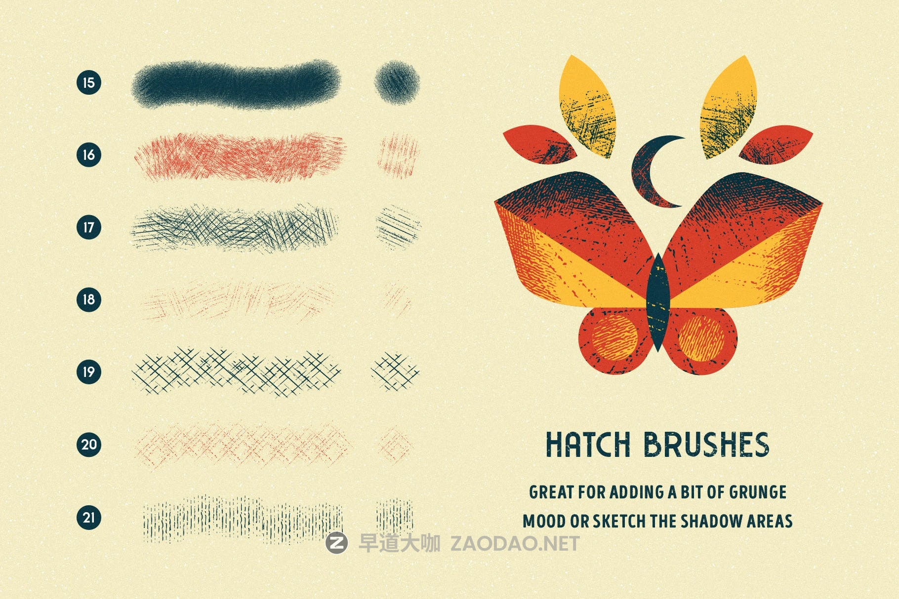 潮流粗糙燥点颗粒着色器画笔PS笔刷素材 Shader Brushes For Photoshop插图3 潮流粗糙燥点颗粒着色器画笔PS笔刷素材 Shader Brushes For Photoshop插图3