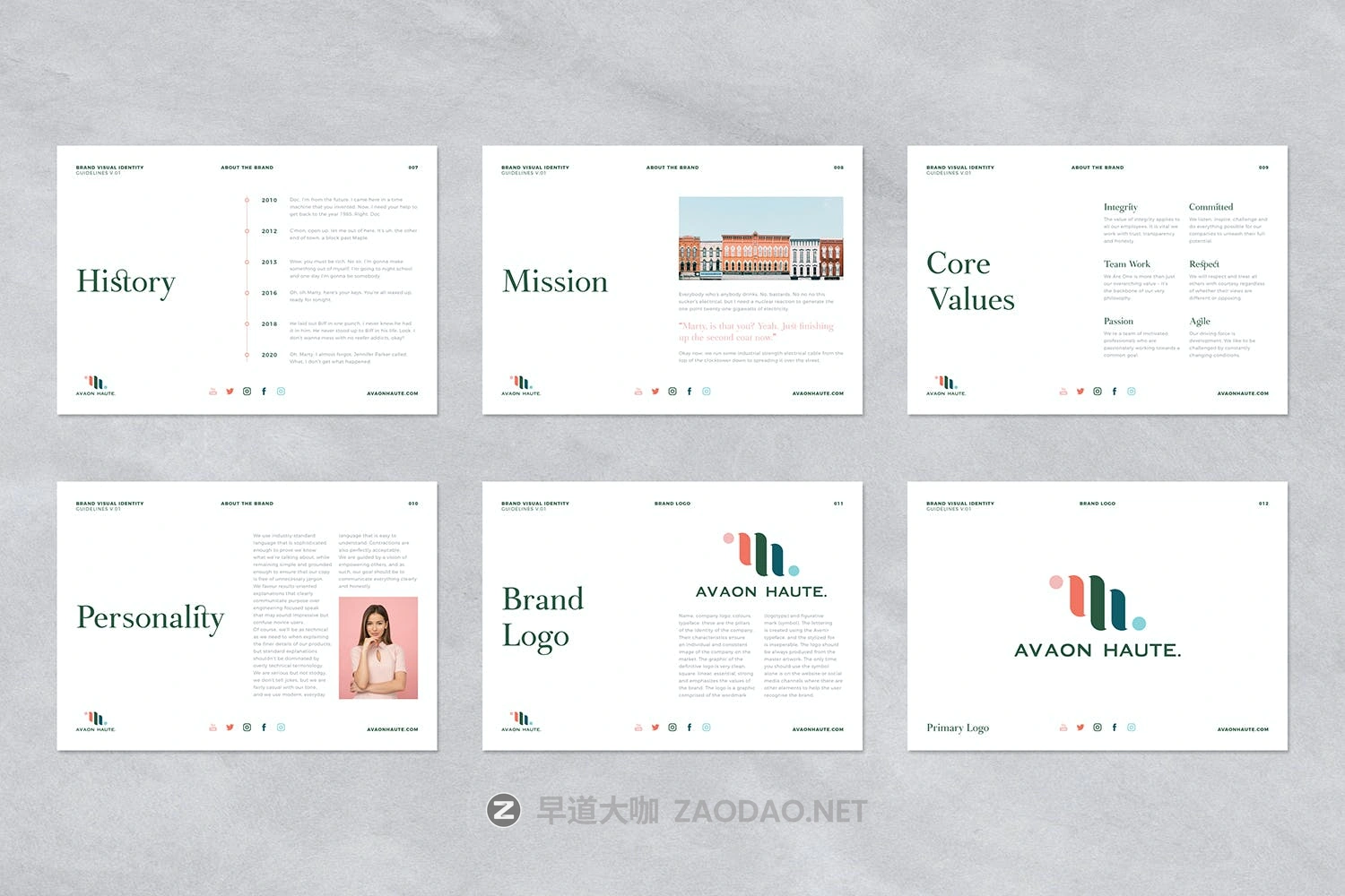 极简品牌VI规范手册设计INDD模板素材 Brand Visual Identity Guidelines插图3 极简品牌VI规范手册设计INDD模板素材 Brand Visual Identity Guidelines插图3