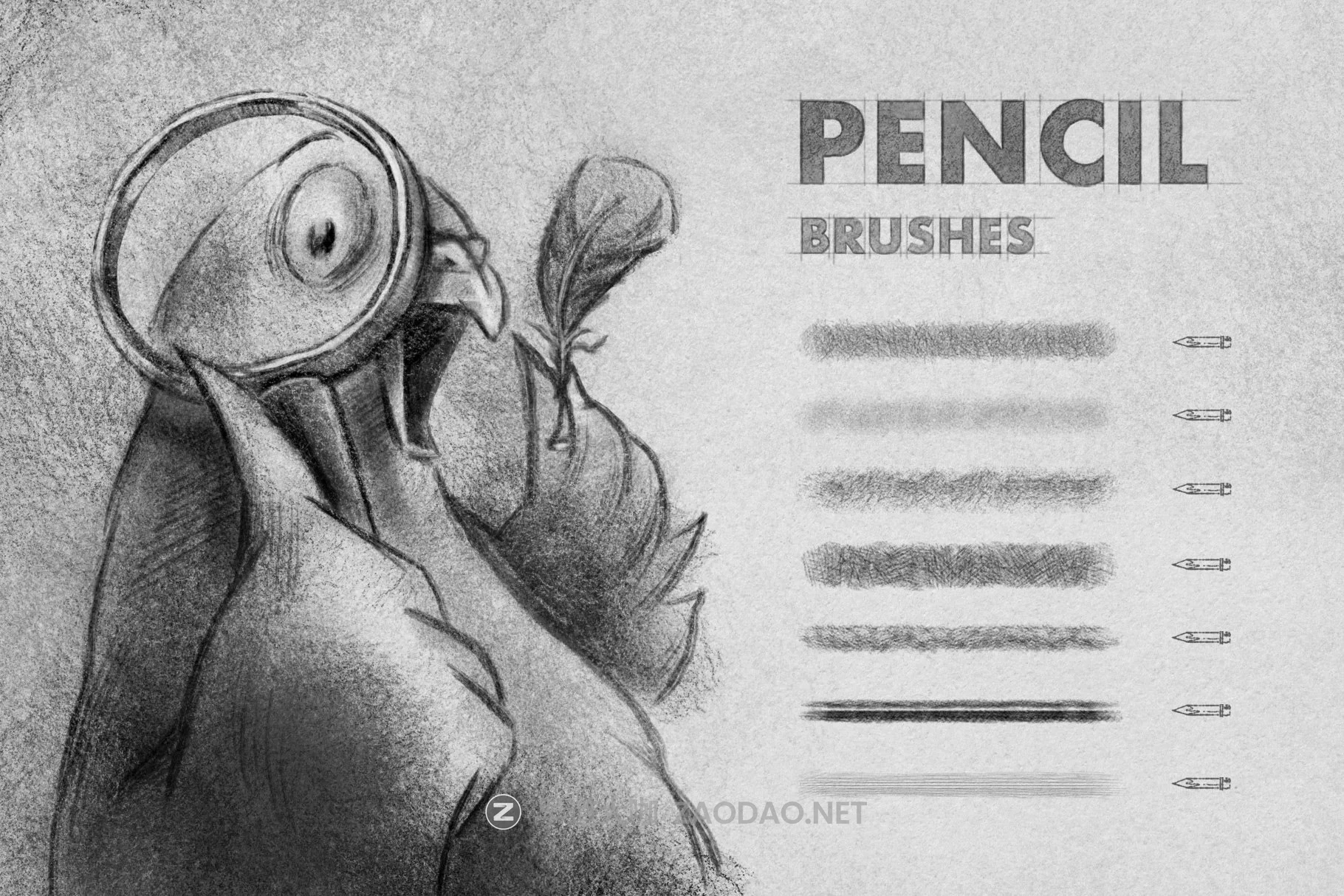 61款铅笔素描颗粒喷雾线条绘画笔刷Procreate笔刷素材 Artista Procreate Brushes插图3 61款铅笔素描颗粒喷雾线条绘画笔刷Procreate笔刷素材 Artista Procreate Brushes插图3