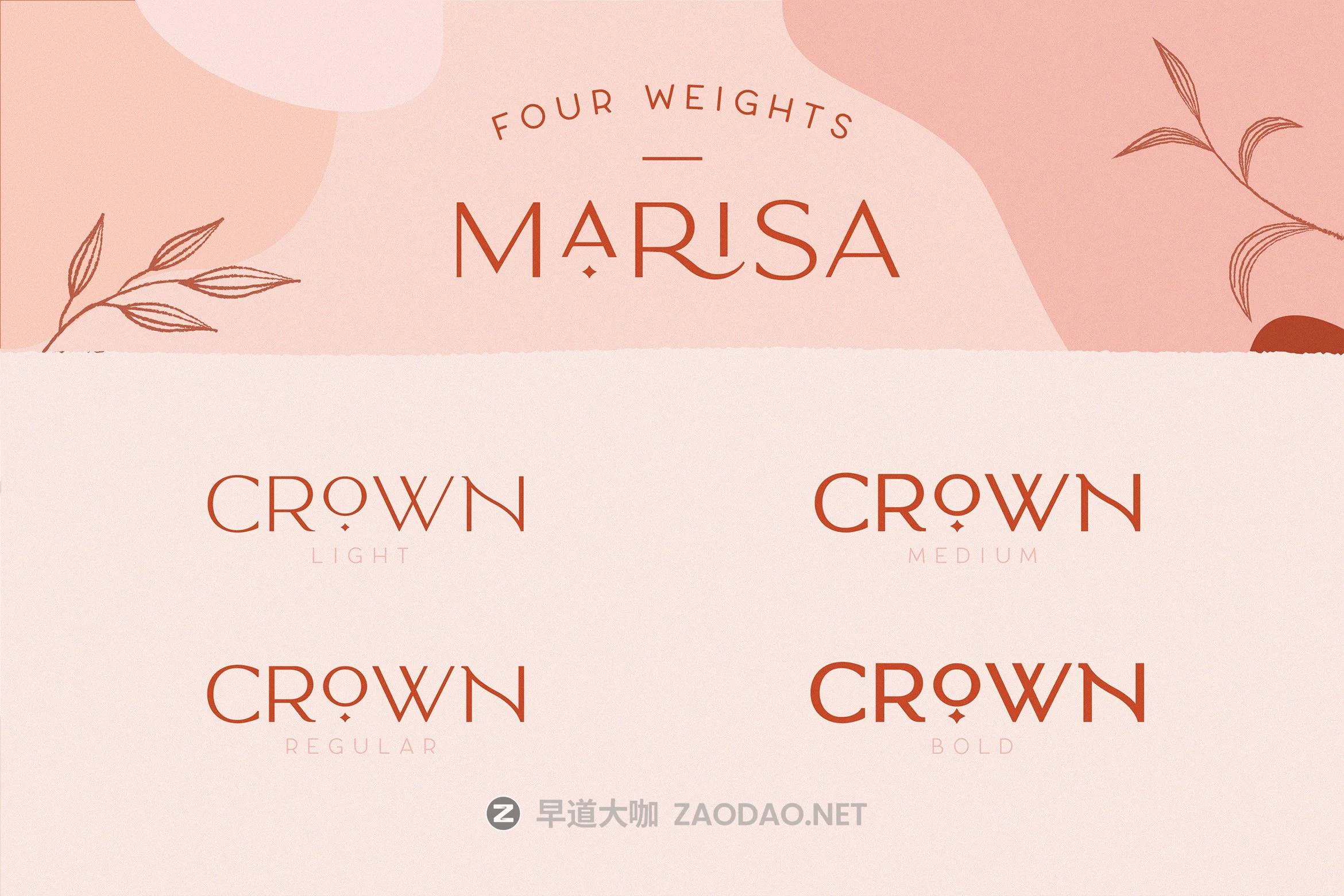 复古优雅品牌Logo海报标题装饰英文字体 Classy Marisa – Elegant Typeface插图4 复古优雅品牌Logo海报标题装饰英文字体 Classy Marisa – Elegant Typeface插图4