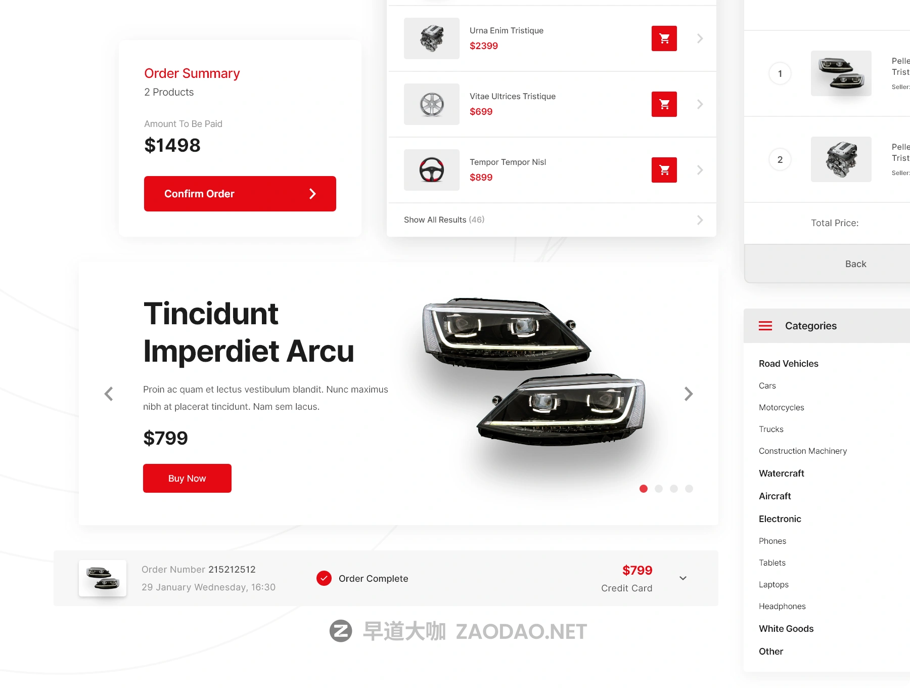 现代简洁电子商城网站WEB界面设计UI套件素材 Mtropia E-Commerce UI Kit插图4 现代简洁电子商城网站WEB界面设计UI套件素材 Mtropia E-Commerce UI Kit插图4