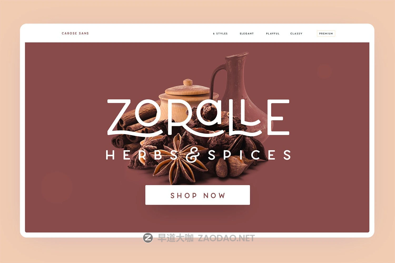 现代优雅标题徽标Logo文字设计无衬线英文字体素材 Carose Sans- 6 Elegant Typeface插图4 现代优雅标题徽标Logo文字设计无衬线英文字体素材 Carose Sans- 6 Elegant Typeface插图4