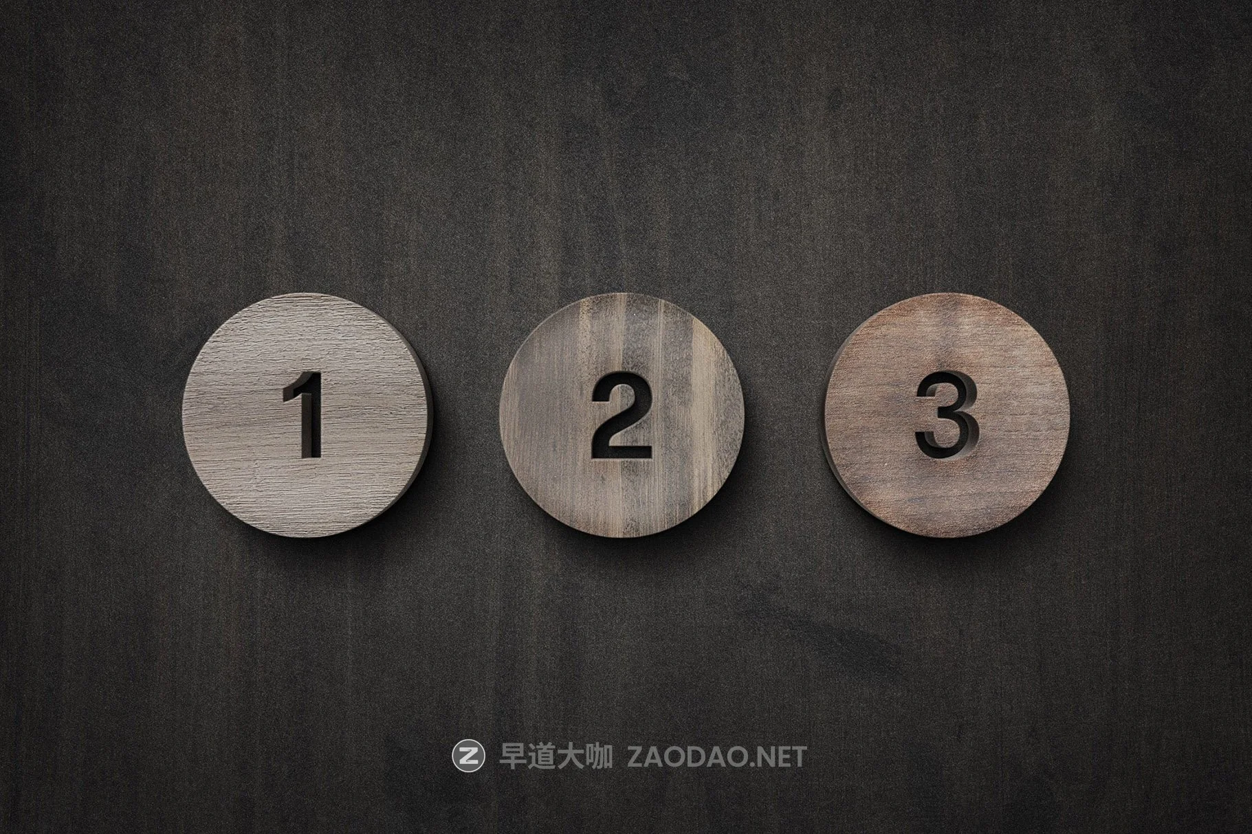 逼真木质纹理3D立体标题徽标Logo演示PS文字样式 Wood Sign Text Effect插图4 逼真木质纹理3D立体标题徽标Logo演示PS文字样式 Wood Sign Text Effect插图4