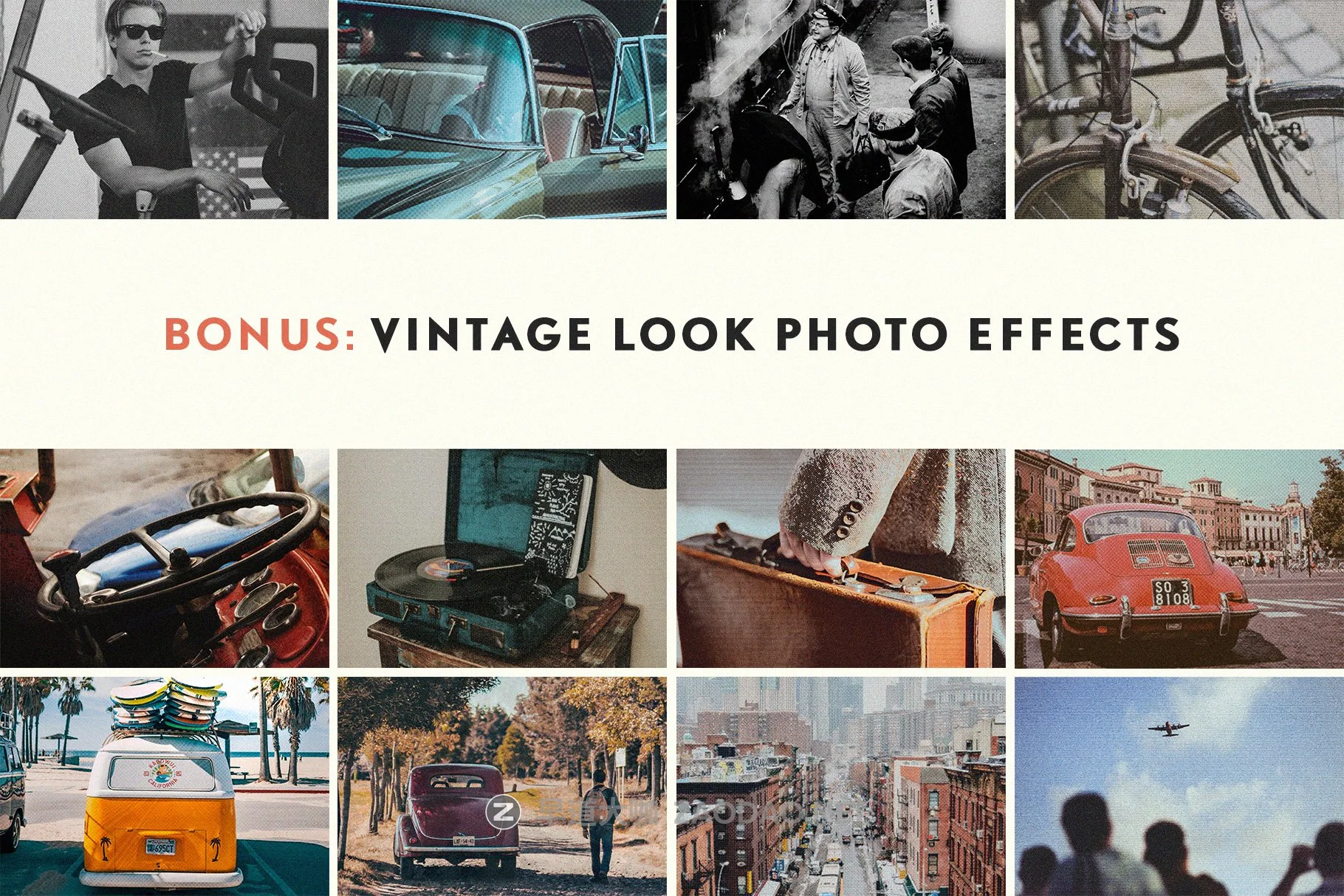 12种老式复古颗粒半调效果照片后期处理特效PSD模板素材 Hometown Texture Press Effects插图5 12种老式复古颗粒半调效果照片后期处理特效PSD模板素材 Hometown Texture Press Effects插图5