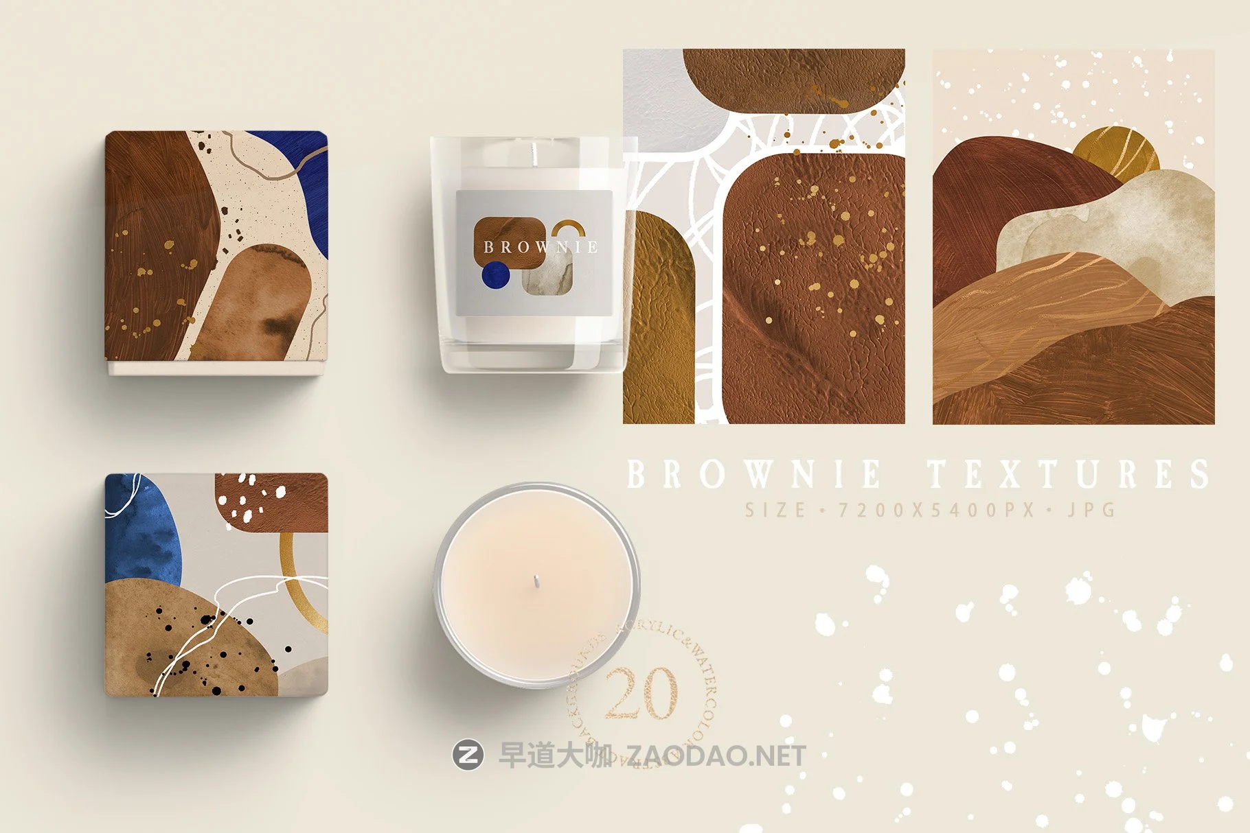 20款高清抽象丙烯酸颜料涂料纹理背景图片设计素材 Brownie Invitation Textures插图5 20款高清抽象丙烯酸颜料涂料纹理背景图片设计素材 Brownie Invitation Textures插图5