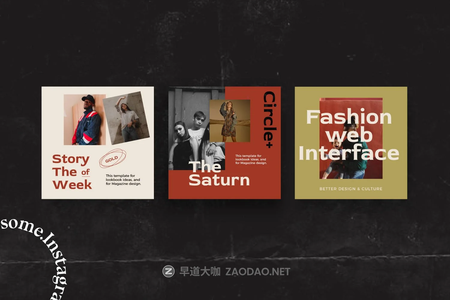 潮流服装摄影作品集品牌推广新媒体电商海报设计模板 Elevuka – Brand Instagram Pack插图6 潮流服装摄影作品集品牌推广新媒体电商海报设计模板 Elevuka – Brand Instagram Pack插图6