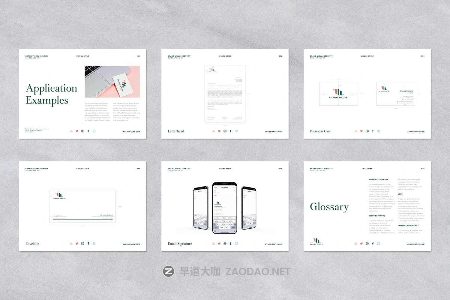 极简品牌VI规范手册设计INDD模板素材 Brand Visual Identity Guidelines插图7 极简品牌VI规范手册设计INDD模板素材 Brand Visual Identity Guidelines插图7